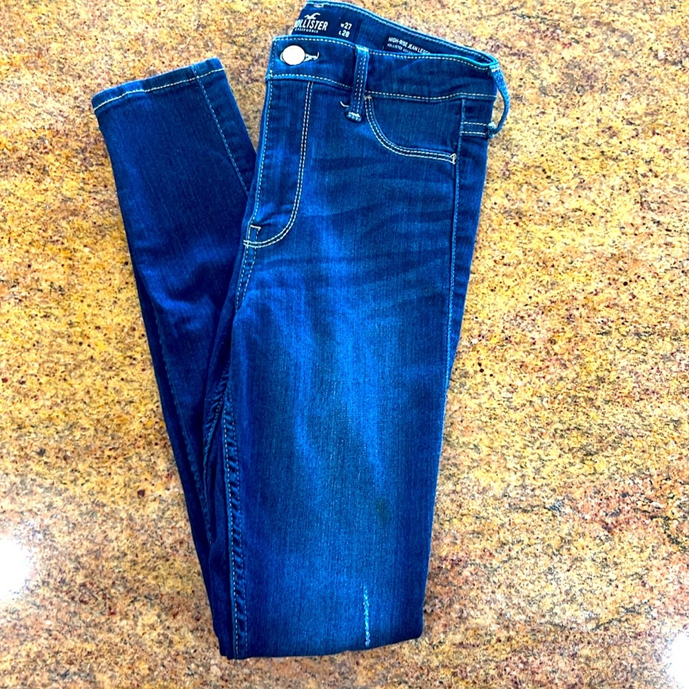 Hollister Junior High Rise Jean Leggings Size 5R